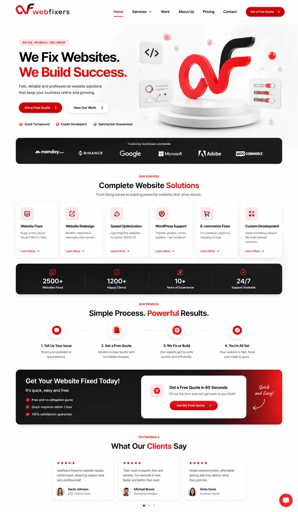 Hospitality & Restaurant website concept