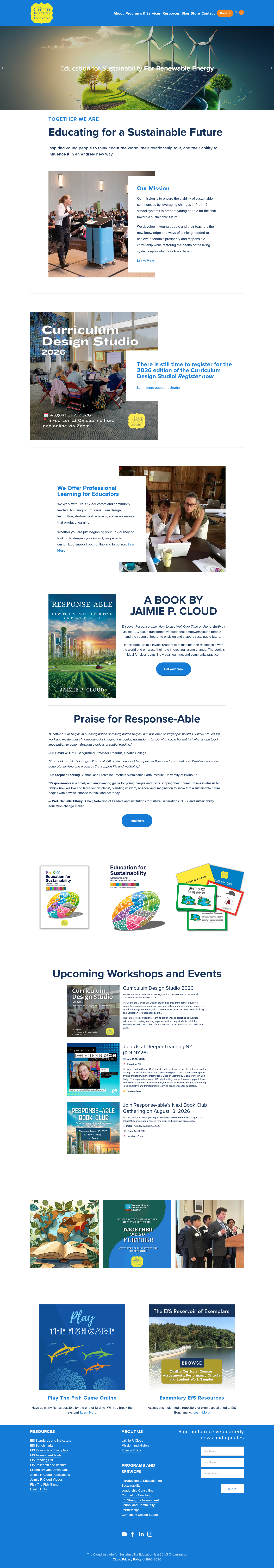 Cloud Institute website preview