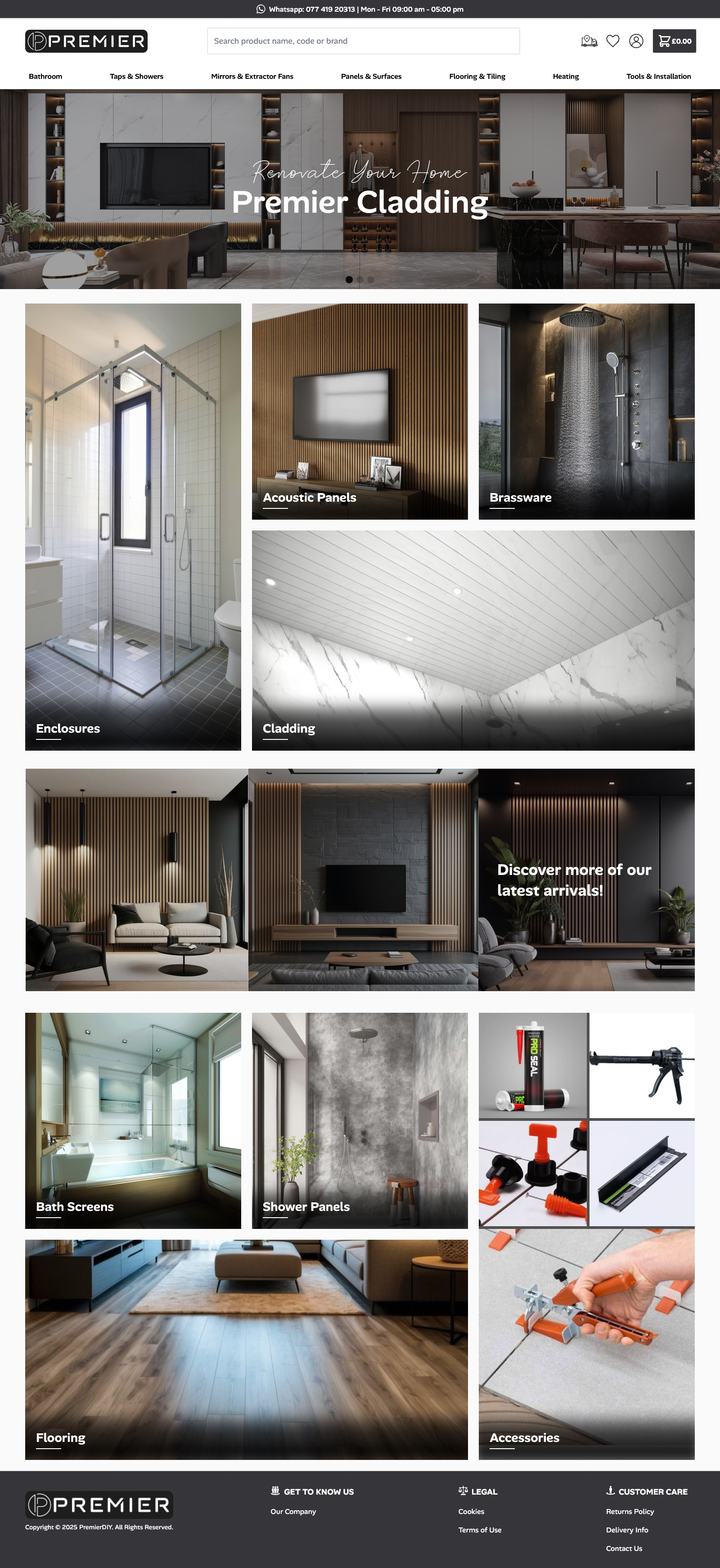 Premier DIY website preview